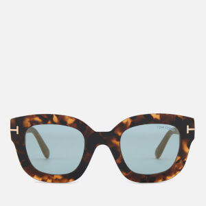 Tom Ford Women's Pia Sunglasses - Havana/Blue Mirror