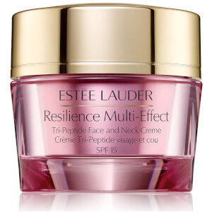 Crème para Rosto e Pescoço Resilience Multi-Effect Tri-Peptide FPS15 para Pele Normal/Mista da Estée Lauder 50 ml