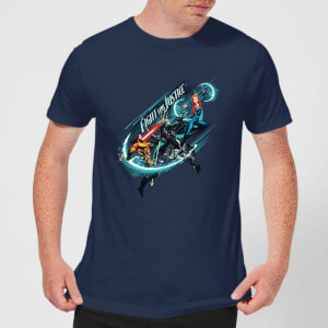 Camiseta DC Comics Aquaman Fight for Justice - Hombre - Azul marino