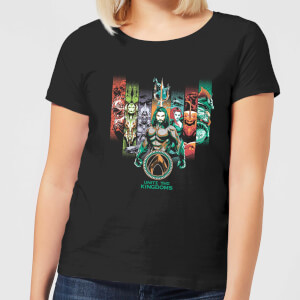 Aquaman Unite The Kingdoms Women's T-Shirt - Black