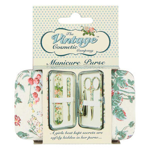 The Vintage Cosmetic Company Floral Manicure Purse