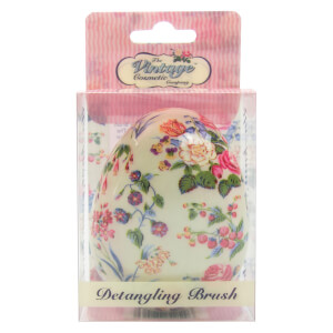 The Vintage Cosmetic Company Floral Detangling Brush