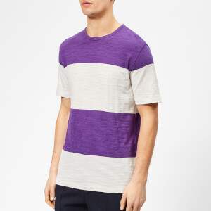 YMC Men's Baja T-Shirt - Cream/Purple