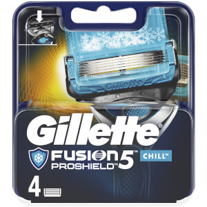 Fusion5 ProShield Chill Razor Blades for Men - 4 Count