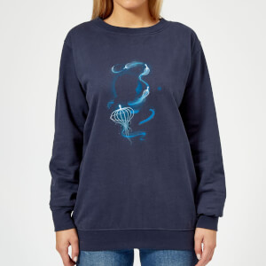 Fantastic Beasts Newt Silhouette Women's Sweatshirt - Navy