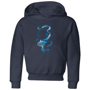 Fantastic Beasts Newt Silhouette Kids' Hoodie - Navy