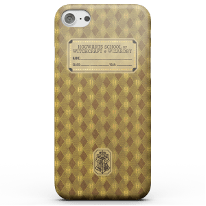 Harry Potter Hufflepuff Text Book Phone Case for iPhone and Android