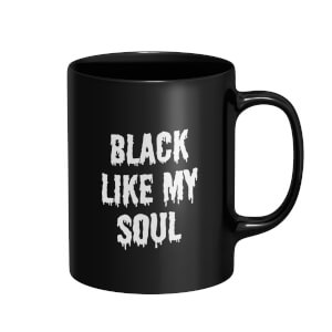 Black Like My Soul Mug - Black