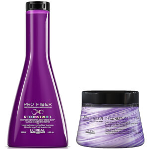 L'Oréal Professionnel Pro Fiber Reconstruct Very Damaged Hair Shampoo and Treatment Duo