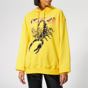 MSGM Women's Scorpio Hooded Top - Yellow