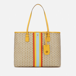 Tory Burch Women's Gemini Link Canvas Tote Bag - Daylily