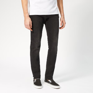 Edwin Men's Ed-80 Slim Tapered Power Black Denim Jeans - Mineral Wash