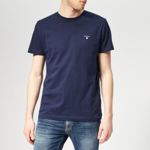 GANT Men's Original Short Sleeve T-Shirt - Evening Blue