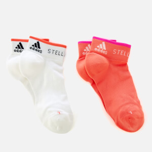 adidas by Stella McCartney Women's Low Cut Socks - Hot Coral