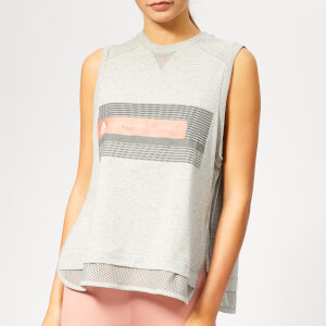 adidas by Stella McCartney Women's Logo Tank Top - Medium Grey Heather