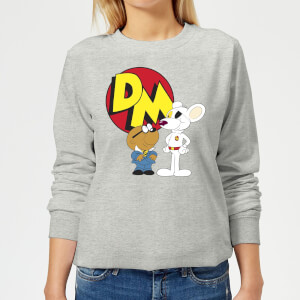 Danger Mouse DM And Penfold Women's Sweatshirt - Grey