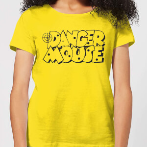 Danger Mouse Target Women's T-Shirt - Yellow