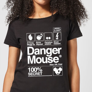 Danger Mouse 100% Secret Women's T-Shirt - Black