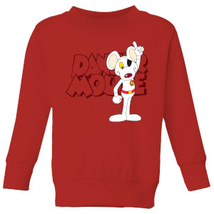 Danger Mouse Pose Kids' Sweatshirt - Red