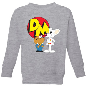 Danger Mouse DM And Penfold Kids' Sweatshirt - Grey