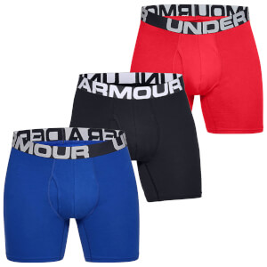 Under Armour Charged Cotton 6 Inch 3-Pack Boxerjocks
