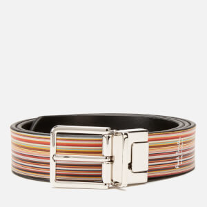 Paul Smith Men's Stripe Reversible Belt - Multi