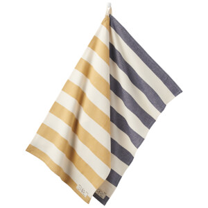 Joules Galley Grade Spot 2 Pack Tea Towels - Navy/Gold