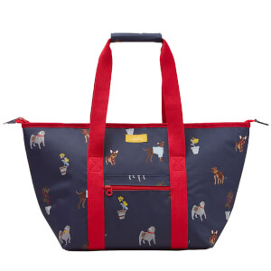 Joules Dog Print Picnic Carrier Bag - Blue