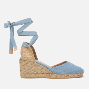 Castaner Women's Carina Espadrille Wedged Sandals - Jeans Claro