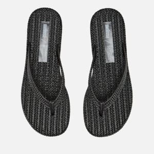 Melissa Women's Salinas Summer Braid Flip Flops - Black
