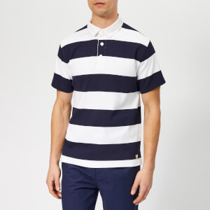 Armor Lux Men's Rugby Top - Blanc/Navire