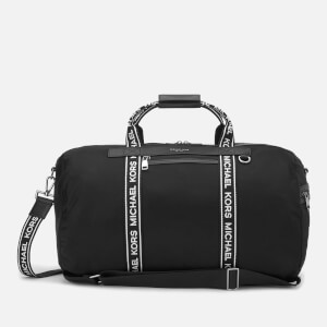 Michael Kors Men's Logo Webbed Holdall Bag - Black/White