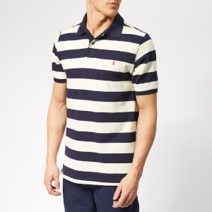 Joules Men's Filbert Polo Shirt - Navy Cream Stripe
