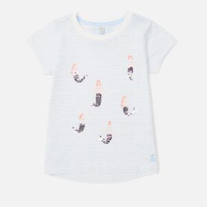Joules Girl's Astra Jersey T-Shirt - Blue Mermaids