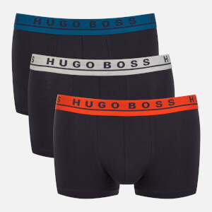 BOSS Hugo Boss Men's 3 Pack Trunk Boxer Shorts - Navy/Multi Band