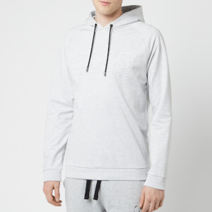 BOSS Hugo Boss Men's Embossed Logo Hoodie - Grey