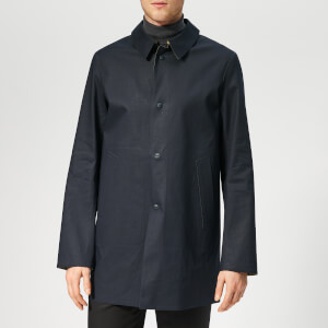 Herno Men's Reversible Car Coat - Navy/Taupe