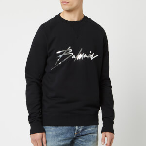 Balmain Men's Signature Sweatshirt - Noir