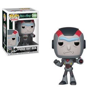 Rick and Morty Rick in Purge Suit Pop! Vinyl Figure