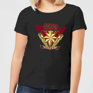 Captain Marvel Protector Of The Skies Women's T-Shirt - Black