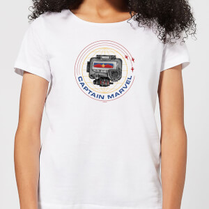 Captain Marvel Pager Women's T-Shirt - White