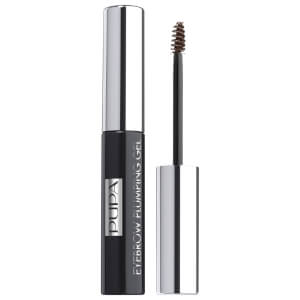 PUPA Eyebrow Plumping Gel Tinted Eyebrow Thickening and Fixing Gel - Brown