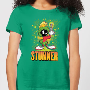 Looney Tunes Stunner Marvin The Martian Women's T-Shirt - Kelly Green