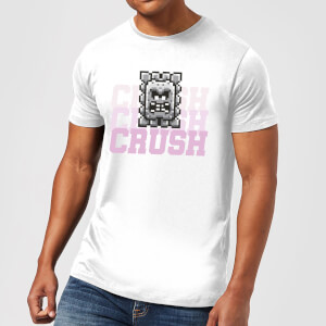 Super Mario CRUSH CRUSH CRUSH Men's T-Shirt - White
