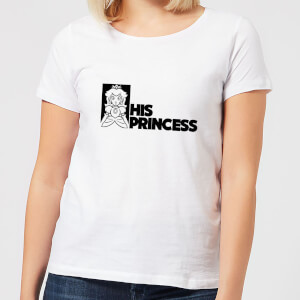 Super Mario His Princess Women's T-Shirt - White