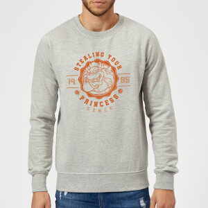 Super Mario Princess Stealer Sweatshirt - Grey