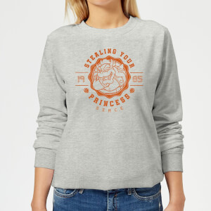 Super Mario Princess Stealer Women's Sweatshirt - Grey