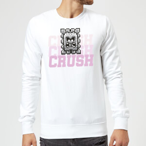 Super Mario CRUSH CRUSH CRUSH Sweatshirt - White