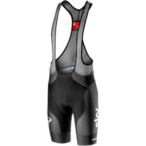 Team Sky Free Aero Race 4 Bib Shorts - Black
