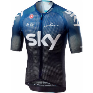 Team Sky Climber's 3.0 Jersey - Black/Dark Ocean